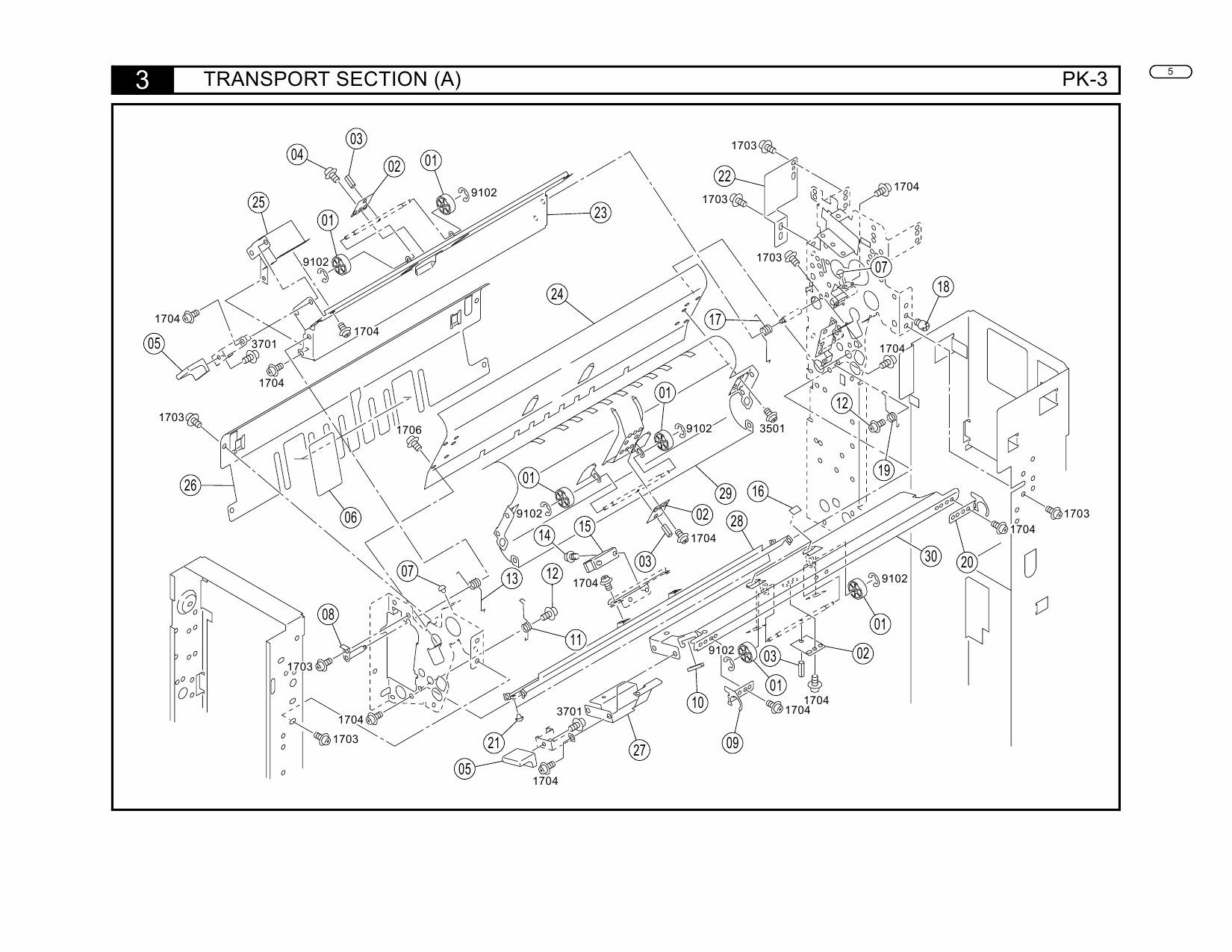 Konica-Minolta Options PK-3 Parts Manual-3